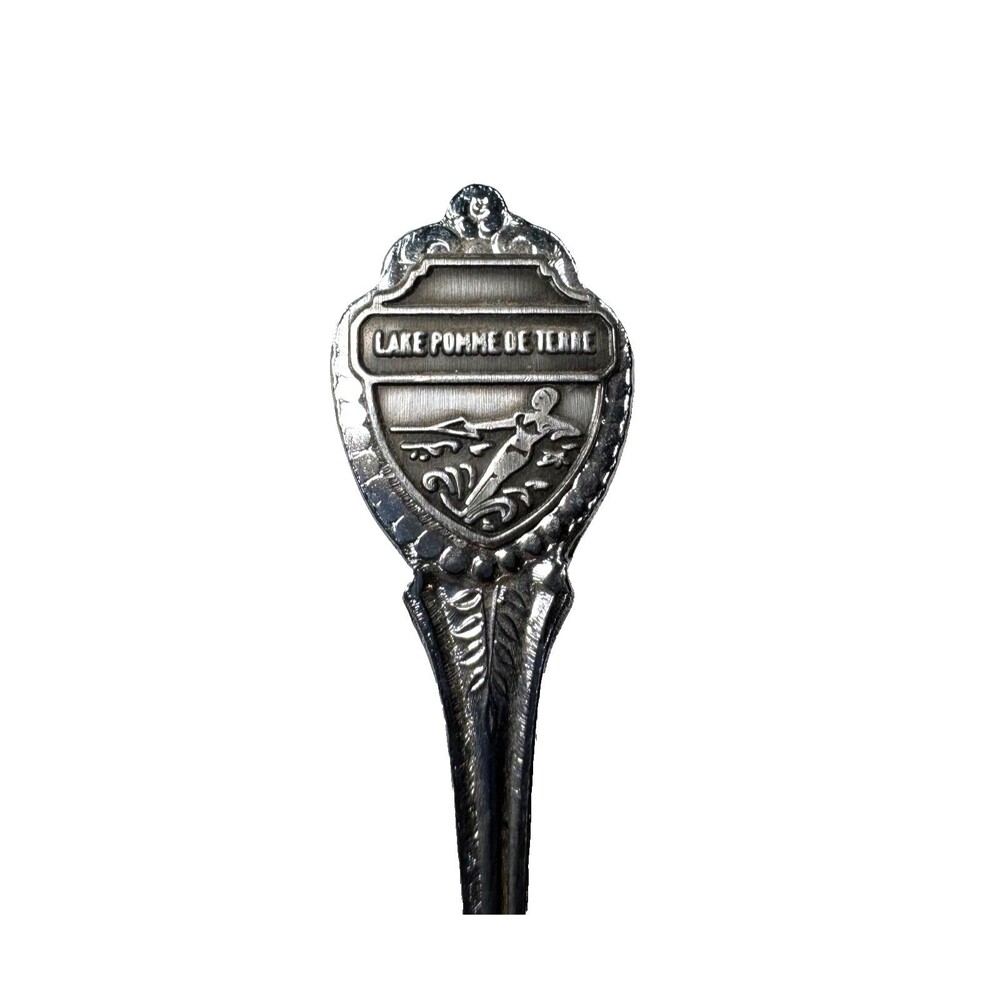 Vintage Lake Pomme De Terre MO Souvenir Spoon Collectible Missouri Water Skier